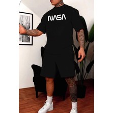 Only Trendwear Nasa Baskı Şort Takım