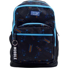 Muggle 4 Bölmeli Ot Game Over Siyah Okul Sırt Çantası (MU-0389)