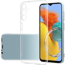 Cepustik Telefon Aksesuarları Galaxy M14 Kılıf Zore Şeffaf Ince ve Esnek Süper Silikon Kılıf