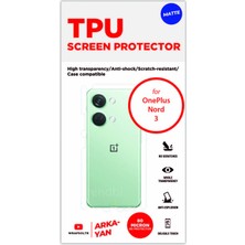 Oneplus Nord N30 Tpu Mat Arka Yan Koruyucu Film