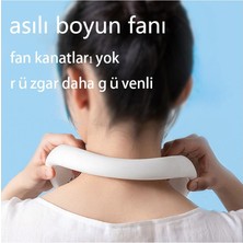 Humarkup Usb Şarj Taşınabilir Küçük Fan Asılı Boyun Fanı - Yeşil (Yurt Dışından)