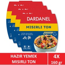 Dardanel Aç Ye Mısırlı Ton Balığı 4 x 160 gr