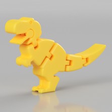 Renkli Evren Bebek T-Rex Anahtarlık