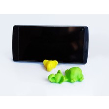Renkli Evren Fil Anahtarlık ve Telefon Standı
