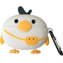 Microsonic Oppo Enco x Kılıf Cartoon Figürlü Silikon Crtn-Fgr-Ct-Chck