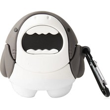 Microsonic Oppo Enco Air 3 Kılıf Cartoon Figürlü Silikon Crtn-Fgr-Kpkblk