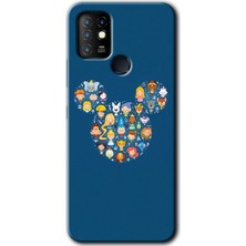 Gramaphone Infinix Hot 10 Kılıf Hd Desen Baskılı Arka Kapak - Mickey