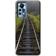 Gramaphone Infinix Note 11 Pro Kılıf Hd Desen Baskılı Arka Kapak - Tren Yolu