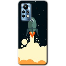 Gramaphone Infinix Note 11 Pro Kılıf Hd Desen Baskılı Arka Kapak - Space Smoke