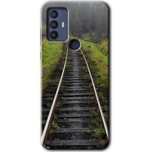 Gramaphone Tcl 30 Se Kılıf Hd Desen Baskılı Arka Kapak - Tren Yolu