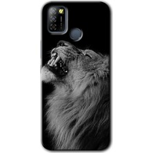 Gramaphone Infinix Smart 5 Kılıf Hd Desen Baskılı Arka Kapak - Lion