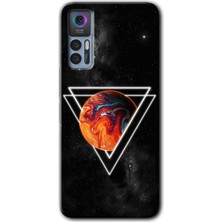 Gramaphone Tcl 30 Plus Kılıf Hd Desen Baskılı Arka Kapak - Kızıl Gezegen