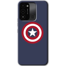 Gramaphone Tecno Spark 8c Kılıf Hd Desen Baskılı Arka Kapak - Captain!