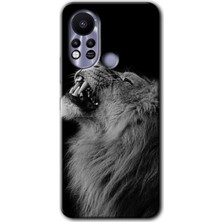 Gramaphone Infinix Hot 11S Kılıf Hd Desen Baskılı Arka Kapak - Lion
