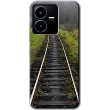 Gramaphone Vivo Y22S Kılıf Hd Desen Baskılı Arka Kapak - Tren Yolu