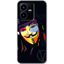 Gramaphone Vivo Y35S Kılıf Hd Desen Baskılı Arka Kapak - Vendetta