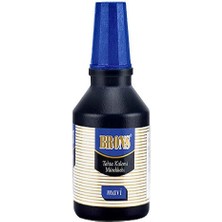 Brons Br-351 Tahta Kalem Mürekkebi 30 Cc Mavi (12 Li Paket)