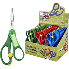 Brons Öğrenci Makası Yaylı İsimlikli Br-703 (30 Lu Paket)