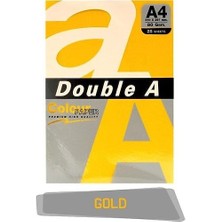 Double A Renkli Fotokopi Kağıdı 500'lü A4 80 gr Altın Double A