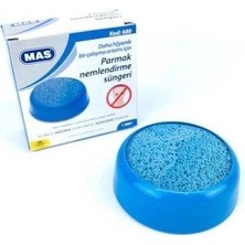 Mas Parmak Nemlendirme Süngeri Mavi 680  (4 Lü Paket)