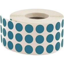 Tanex Nokta Etiket 10 mm 5000 'li Mavi Tek'li Kutu