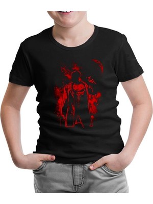 Lord T-Shirt Punisher Red Moon Siyah Çocuk Tshirt