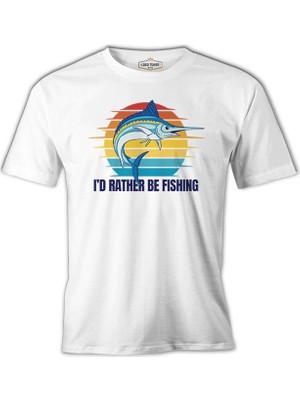 Lord T-Shirt A Swordfish With A I'd Rather Quote Beyaz Erkek Tshirt