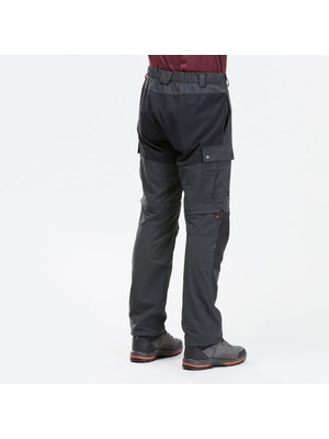 Decathlon Forclaz Erkek Modüler Outdoor Pantolon - Gri - MT100