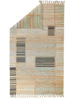 Soho Halı Soho Alaçatı 46 Kahve Siyah Kırk Yama Desen Otantik Motif Kara Tezgah Halı Çift Taraflı Kilim