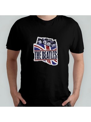 Pixxa The Beatles %100 Pamuklu Bisiklet Yaka T-Shirt Model - 1