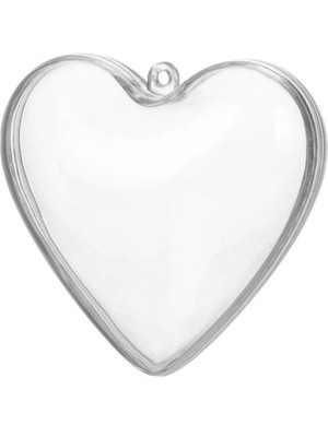 Mutlu Adım 12 Adet 6,5cm Plastik Kalp Kutu