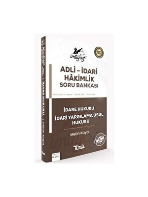 Imtiyaz Idare Hukuku- Idari Yargılama Usul Hukuku Soru Bankası - Metin Kaya