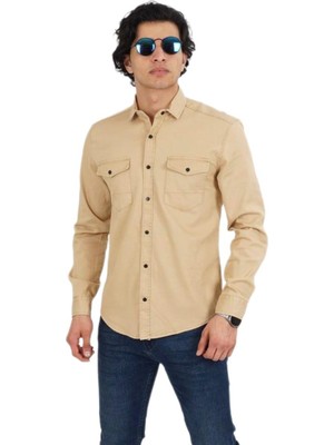 Dynamo Erkek Spor Gömlek Silim Fit 9821 BGL ST02720