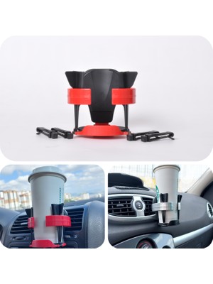 Hr Plastik Ultra Lüks otomatik ayar yapabilen oto ızgara bardak tutucu  IZGARA Araç İçi Oto Bardaklık ve Içecek Tutucu Organizer