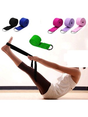 2 Adet Spor Yoga Kayışı Dayanıklı  Egzersiz Askıları Ayarlanabilir , Yoga Germe Pilates