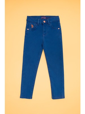 U.S. Polo Assn. Kız Çocuk Açık Mavi Jean Pantolon 50263921-DN0021