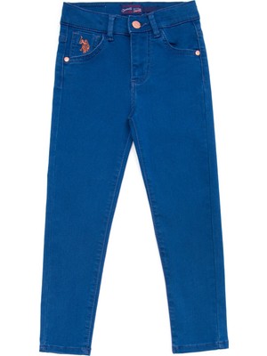 U.S. Polo Assn. Kız Çocuk Açık Mavi Jean Pantolon 50263921-DN0021