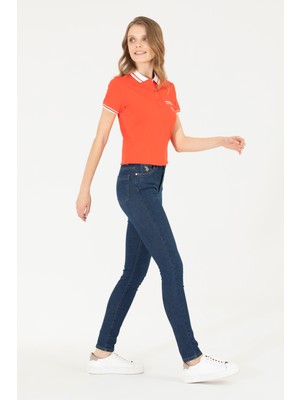 U.S. Polo Assn. Kadın Koyu Mavi Jean 50263772-DN0023