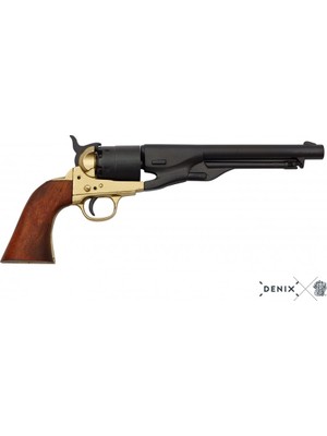 Denix Koleksiyon-Amerıcan Cıvıl War Army Revolver, Usa 1860-JDNX1007-L-ORIJINALDEN Ilham Alan Tasarım