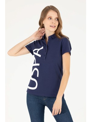 U.S. Polo Assn. Kadın Lacivert Tişört 50262939-VR033