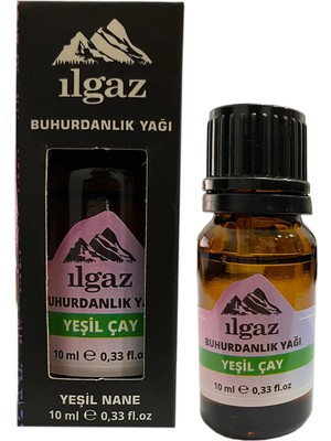 Ilgaz 5'Li  Yeşil Çay Buhurdanlık Yağı Yeşil Çay Uçucu Yağ 10 Ml Aromaterapi Yeşil Çay Yağı