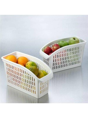 abnturk Buzdolabı İçi Raf Düzenleyici Meyve Sebze Sepeti