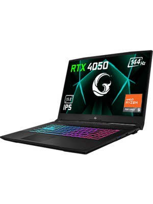 Game Garaj Slayer R5-4050 C1 R5-7535HS 16GB 500GB SSD RTX4050 15.6" Fhd IPS 144Hz Dos, Çanta Hediyeli