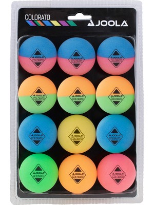 Joola Ballset Colorato Renkli 12 li Masa Tenisi Topu