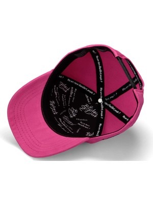 BlackBörk V1 Baseball Kids Ayı - 15 Kod Logolu Unisex Pembe Çocuk Şapka (Cap)