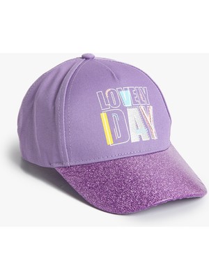 Koton Cap Şapka Parıltılı Baskılı