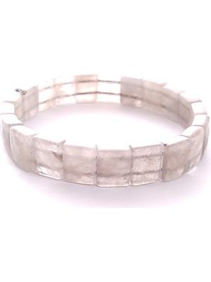 Maranki Dumanlı Kuvars Bileklik Kare