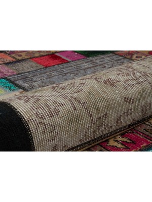 Sempati Halı Eskitme patchwork El Dokuma Halı 160 x 230 cm 5079