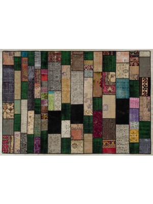 Sempati Halı Eskitme patchwork El Dokuma Halı 160 x 230 cm 5079