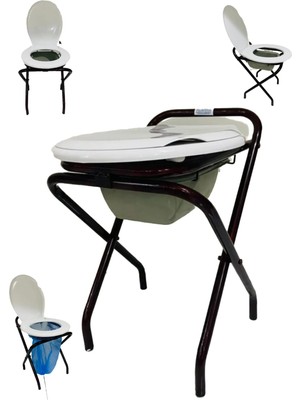 Medilabs Kolay Temizlenir Tuvalet Yükseltici Tuvalet Kamp Taburesi Sandalyesi